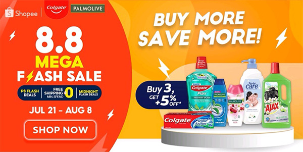 Score Exciting Deals From Colgate-Palmolive This 8.8 Mega Flash Sale On Shopee