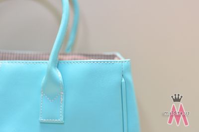 OASAP: Simple Office Lacy Handbag With Studded Bottom